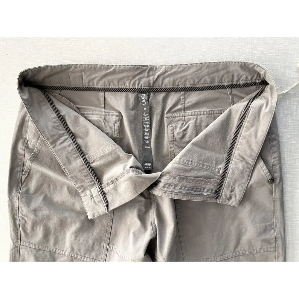 Vuori Sz 33 Barren Classic Fit Pant Gray Cotton Pockets Stretch Utility Casual - Picture 5 of 13